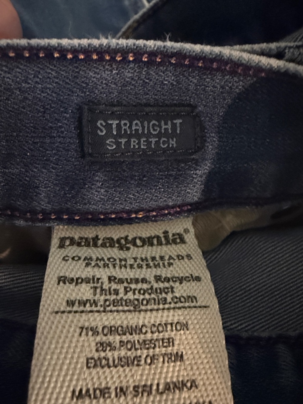 Patagonia jeans straight stretch organic cotton 32x32 - Picture 12 of 12